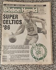 Boston Herald June 10, 1986 - 24 Page Souvenir Section picture