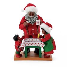 Clothtique Possible Dreams 'Joy of Baking' 2022 African American Santa 6010898 picture