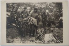 Vintage Postcard Suva Fiji Islands Fire Walkers RPPC AA22 picture