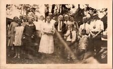 c1915 Family Reunion Group Elm Grove West Virginia WV Snapshot Photo picture