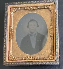 Antique Civil War Era Ambrotype Photo Photograph-Unknown Rando Citizen-Tiny Smal picture