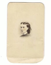 Victorian Photo Civil War Era Tinted CDV Beautiful Woman Lewisburg Pennsylvania picture
