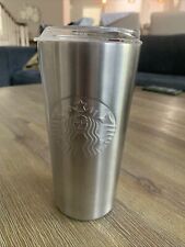 Starbucks 18 Oz  Tumbler - Recycled Stainless Steel Metal Cup Silver picture