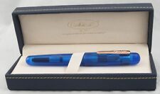 Conklin All American Spl Ed Blue Demonstrator Fountain Pen - 1.1mm Stub Nib picture