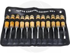 12Pcs Wood Carving Chisel Tool Set Woodworking Gouges DIY Detailed Hand Tools picture