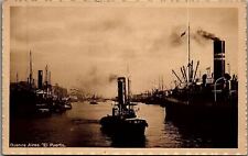 c1910 BUENOS AIRES BOATS SHIPS AT PORT UNPOSTED LITHOGRAPHIC POSTCARD 29-104 picture