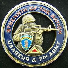 US Army Europe USAREUR & 7th Army Challenge Coin picture