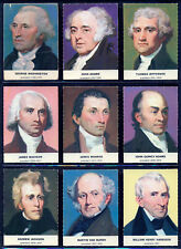 1960 Golden Press Presidents Complete Card EX-NM Full Set 1-33 Lincoln Roosevelt picture