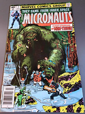 The Micronauts #7 comic - The Man-Thing Adventure Into Fear - VF/NM picture