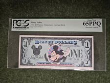 Disney Dollars $1 1988 AA-Block 65 PPQ PCGS picture