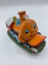 Enesco Tootle Train Engine Music Box 1989 I’ve Been Working On The Railroad picture