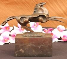 Abstract Modern Horse Stallion Horse Racing Trophy Bronze Sculpture Statue Sale picture