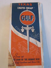 1934 GULF STATE OF TEXAS MAP & 1938 STATE FAIR OF TEXAS BROCHURE   TUB D picture