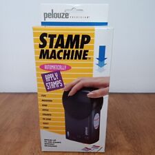Vintage Pelouze Postage Stamp Machine Auto Apply Stamps Cut Moisten Affix New picture
