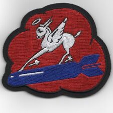 USAF AIR FORCE 700ALS HERITAGE SQUADRON HOOK & LOOP EMBROIDERED JACKET PATCH picture