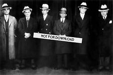 LUCKY LUCIANO 1935 POLICE LINE UP MAFIA PHOTO REPRINT PHOTO 8x10 GLOSSY MOB ART picture