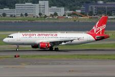 Virgin America Airbus A320 N851VA colour photograph picture