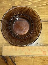 Vintage MCM Amber Glass Ashtray picture