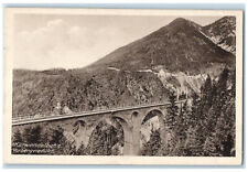 c1920's Karwendelbahn Vorberg Viaduct Mittenwald Germany Unposted Postcard picture