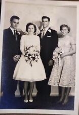1950s 6 old photos pictures wedding black & white photographs Americana marriage picture
