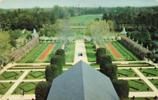 Williamsburg VA Virginia, Ballroom Garden Governor's Palace, Vintage Postcard picture