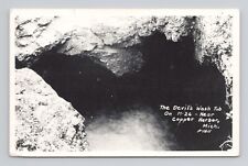Postcard RPPC Devils Wash Tub Copper Harbor Michigan picture