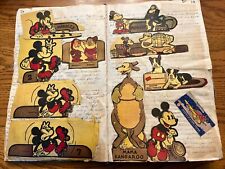 1930-1940 Antique Record Journal Mickey Mouse Disney Valentines Etc Compilation  picture