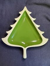 Vintage Secla Portugal Chrismas Tree Ceramic Candy, Nut or Trinket Dish, Chipped picture