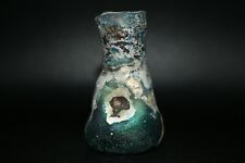 Genuine Ancient Roman Iridescent Glass Vessel Bottle Circa 4th century AD picture