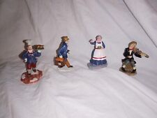 Lemax Owell Christmas Village People Figurines Set of 4 picture