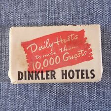 Vintage Hotel Soap Dinkler Hotels CLOSED Alabama Louisiana Tennessee Bath Soap picture