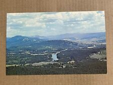 Postcard Grand Teton National Park Snake River Valley Aerial View WY Wyoming picture
