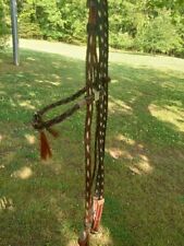 Vintage Horsehair Western Horse  Headstall Sterling Hardware Fleming picture