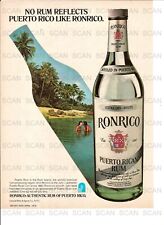 1979 Ronrico Puerto Rican   Rum  Vintage Magazine Ad  Sexy Couple at the Beach picture