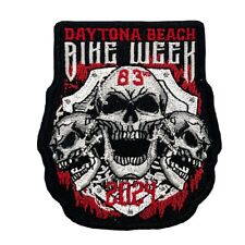 2024 Bike Week Daytona Beach Chained Shield Patch picture