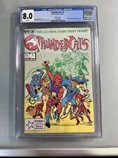 Thundercats #1 -Marvel Comics- CGC 8.0 - HTF 3rd Printing-White Pages- Key Issue picture
