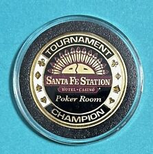 Santa Fe poker room tournament champion token picture