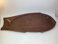 RARE NEIMAN MARCUS GALLERIES 31” vintage MCM Wooden fish bowl marble eye (I6) picture