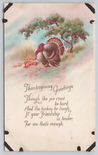 Vtg Post Card Thanksgiving Greetings H11 picture
