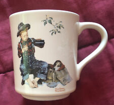 Vintage Norman Rockwell Mug A Boy And His Dog 1984 Collectible Four Seasons picture
