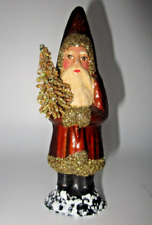 Ino Schaller Santa Claus Paper Mache Christmas Figurine MINI 4.85