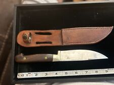 WWII Japanese Fixed Knife With Original Sheath In Bomb Logo Signed On Pommel picture