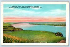 Chamberlain South Dakota SD Postcard Missouri River Accompanying Scenery c1940 picture