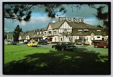 Buellton California, Andersen's Pea Soup Restaurant Old Cars, Vintage Postcard picture