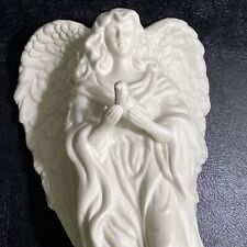 White Angel Figurine 9” (holding bird) picture