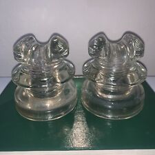 Hemingray 660 Glass insulator-great  condition Lot Of 2 picture