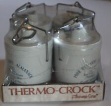 Vintage Thermo-Serve Super Foam Insulated Thermo-Crock Locking Lid NIP Lot of 4  picture