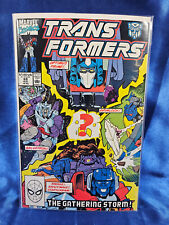 Marvel Comics Transformers #69 The Gathering Storm 8.5 VF+ picture
