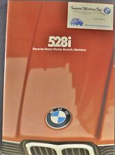 1981-1982 BMW 528i Sedan 44pg Catalog Brochure Excellent Original 1/81 picture