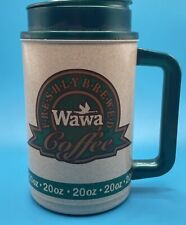 Vintage 90’s WAWA 20 Oz Coffee Travel Mug Whirley Thermo Used picture